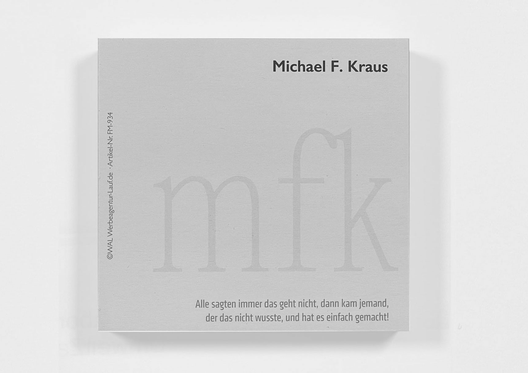 Notizblock mit deinen Namen Copyshop-Graefenberg